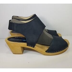 Moheda Sweden Mademoiselle Sandal Women's EUR 39 US 8 Black Matte Leather